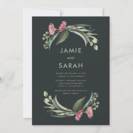 Convite de Casamento Flor de Goma Nativa Australia