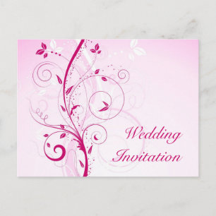 Convite De Casamento Floral