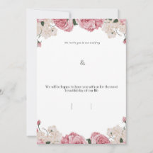 Convite de Casamento Floral