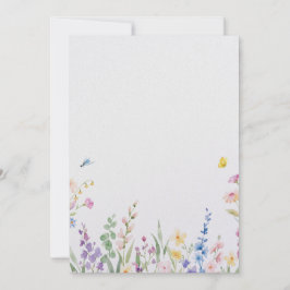Convite de Casamento Floral