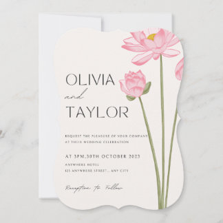 Convite De Casamento Floral