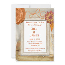 Convite De Casamento Floral