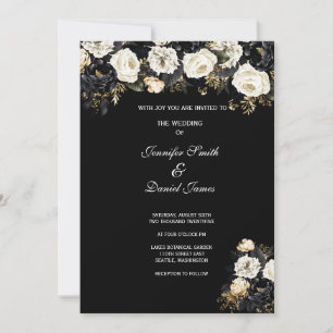 Convite de Casamento Floral