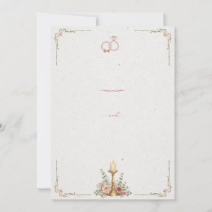 Convite de Casamento Floral Aquarela Elegante12
