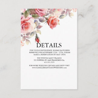 Convite de Casamento Floral Boho Blush