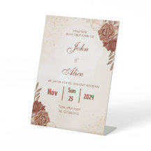 Convite De Casamento Floral Elegante