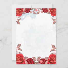 Convite de Casamento Floral Elegante Design