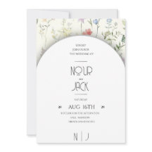 Convite de Casamento Floral Elegante – Personalizá