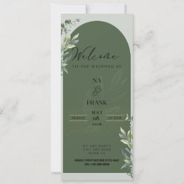 Convite de Casamento Floral Elegante TigerNa