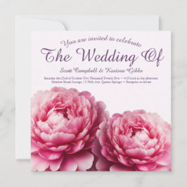 Convite de Casamento Floral Embrace