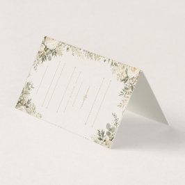 Convite de Casamento Floral Luxuoso