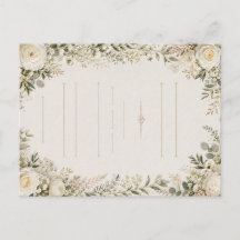 Convite de Casamento Floral Luxuoso