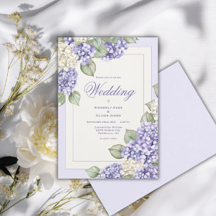 Convite de Casamento Floral Moderno com Aquarela R