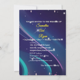Convite de Casamento Floral Plano