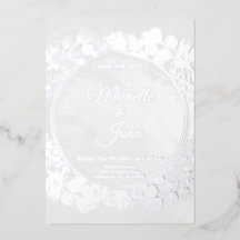 Convite de Casamento Floral Signature Greeny