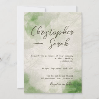Convite de Casamento Floresta