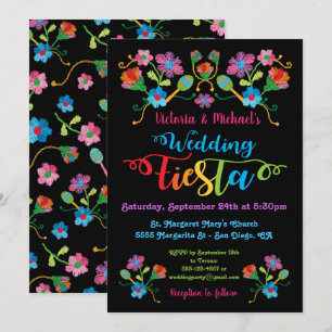Convite De Casamento Folk Art Mexicano Fiesta