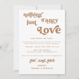 Convite de Casamento Foto Casamento Retrô Terracot