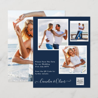 CONVITE DE CASAMENTO FOTO ORÇAMENTAL CÓDIGO QR RSV