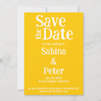 Convite de Casamento Foto Personalizada SAVE the D