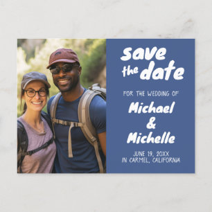 Convite de Casamento Foto Personalizada SAVE the D