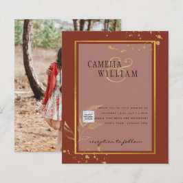 Convite de Casamento FOTOGRAFIA ECONÔMICO Salve a