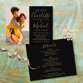 Convite de Casamento Fotográfico Budget All In One