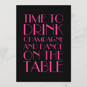 Convite De Casamento Fuchsia, 2000