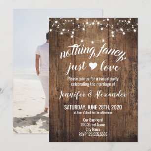 Convite de casamento fuga