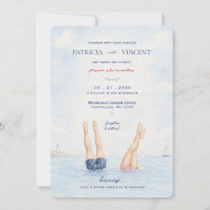Convite de Casamento Fun Dive In