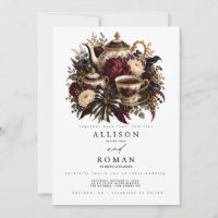 Convite de Casamento Gótico