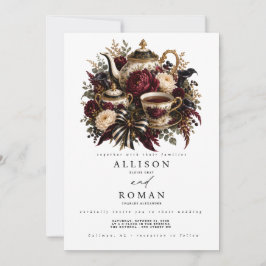Convite de Casamento Gótico