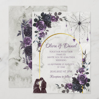 Convite de Casamento Gótico