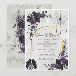 Convite de Casamento Gótico