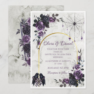 Convite de Casamento Gótico
