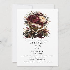 Convite de Casamento Gótico