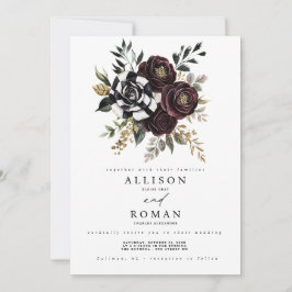 Convite de Casamento Gótico