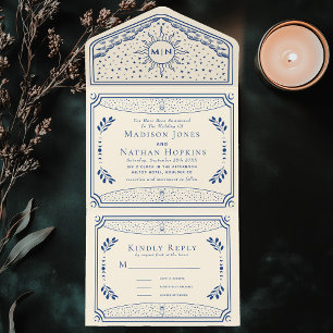 Convite de casamento Gótico do Cartão de Vintagem