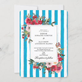 Convite de Casamento Grotto Blue