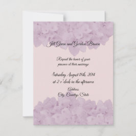 Convite de Casamento Hortênsia Rosa Bege