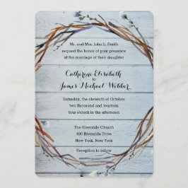 Convite de casamento hospedado pelos pais da noiva