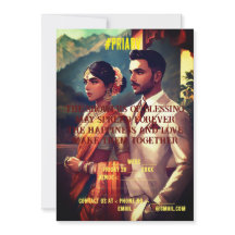 Convite de casamento indiano