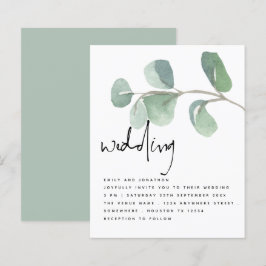 CONVITE DE CASAMENTO Informal de Script do BUDGET
