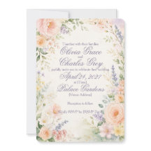 Convite de Casamento Jardim de Primavera