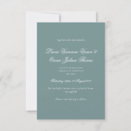 Convite de Casamento Juniper Rococo | Venus Fine A
