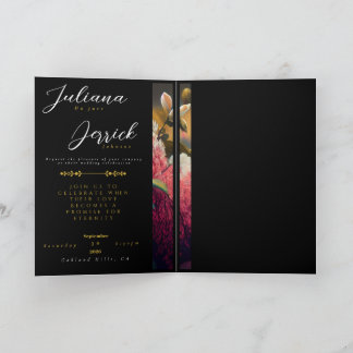 Convite de Casamento Khem Hummingbird | Floral 5×7