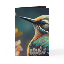 Convite de Casamento Khem Hummingbird | Floral B 5