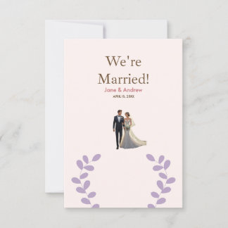 Convite de casamento leve e confortável, impresso