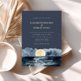 Convite de Casamento Lua Cheia no Lago