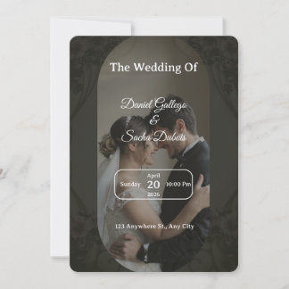 Convite de Casamento Luxuoso